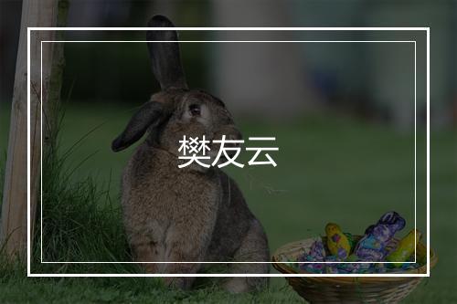 樊友云