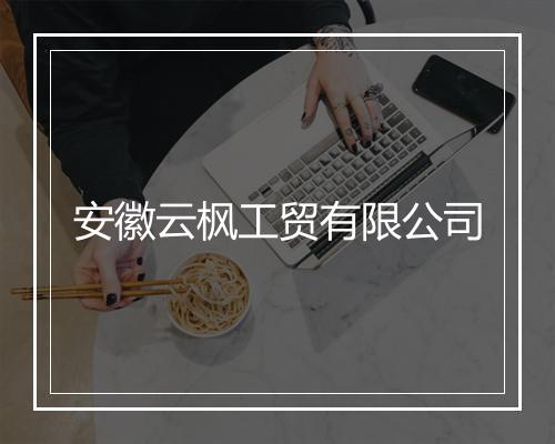 安徽云枫工贸有限公司