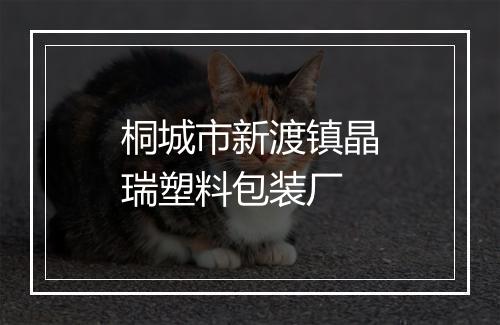 桐城市新渡镇晶瑞塑料包装厂