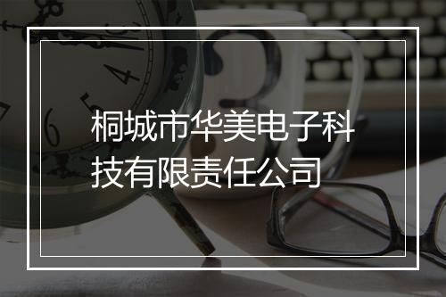 桐城市华美电子科技有限责任公司