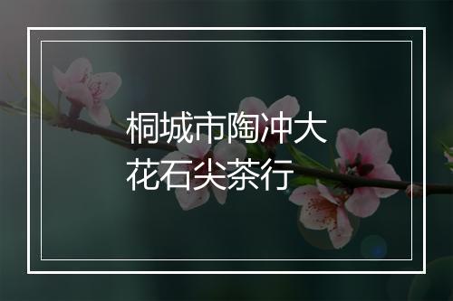 桐城市陶冲大花石尖茶行