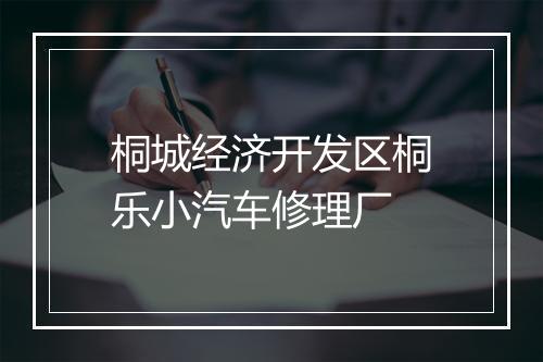 桐城经济开发区桐乐小汽车修理厂