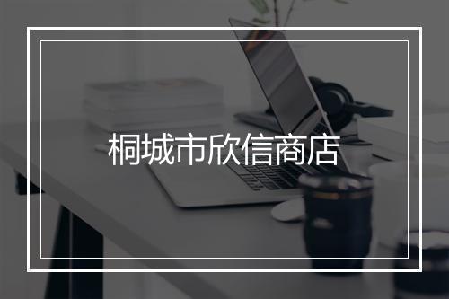 桐城市欣信商店