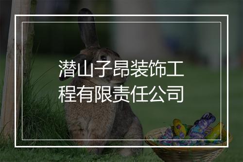 潜山子昂装饰工程有限责任公司