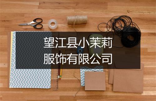 望江县小茉莉服饰有限公司
