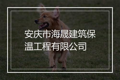 安庆市海晟建筑保温工程有限公司