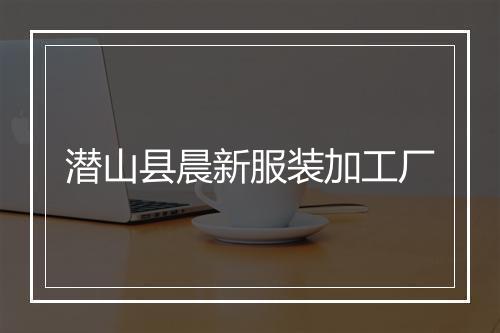 潜山县晨新服装加工厂
