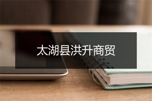 太湖县洪升商贸