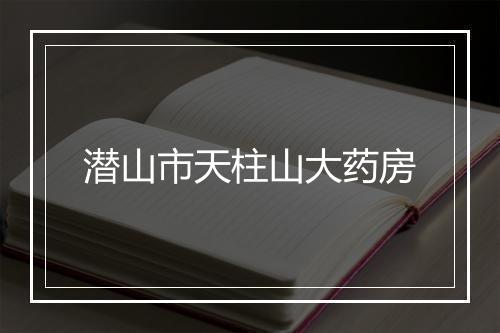 潜山市天柱山大药房