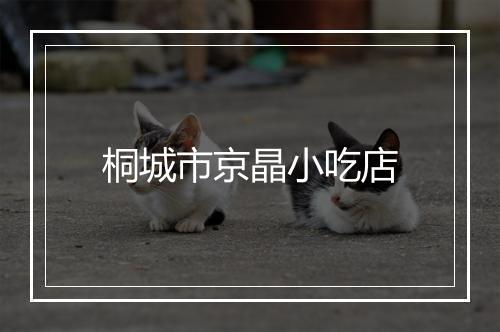 桐城市京晶小吃店