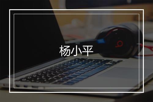 杨小平