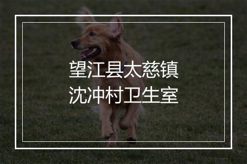望江县太慈镇沈冲村卫生室