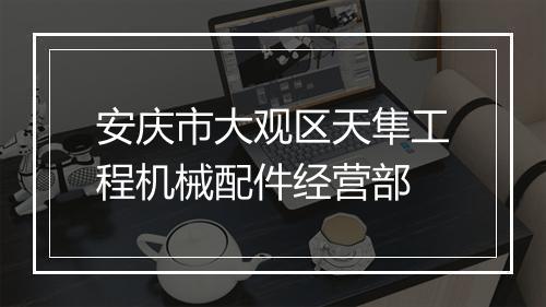 安庆市大观区天隼工程机械配件经营部