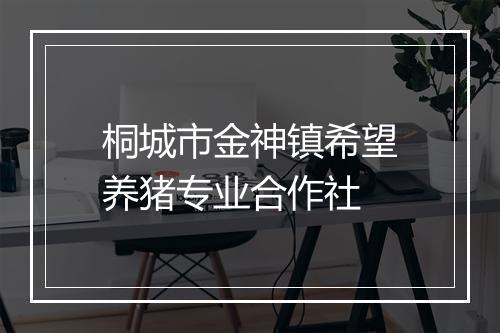 桐城市金神镇希望养猪专业合作社