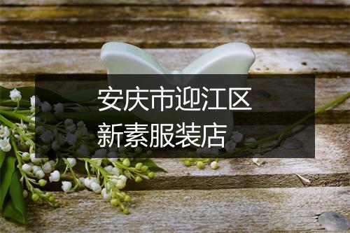 安庆市迎江区新素服装店