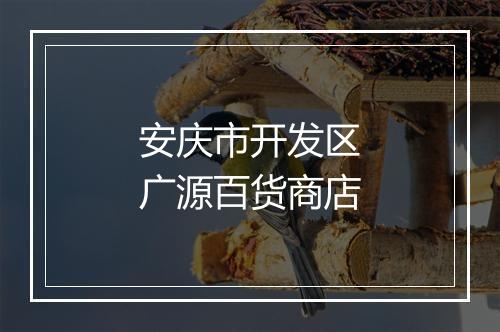 安庆市开发区广源百货商店