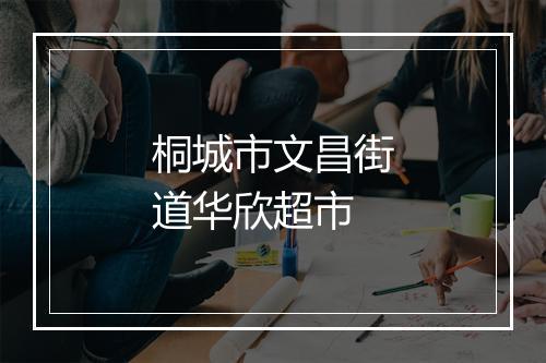 桐城市文昌街道华欣超市