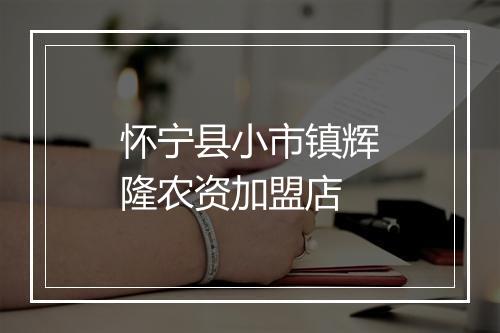 怀宁县小市镇辉隆农资加盟店