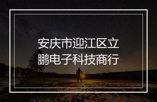 安庆市迎江区立鹏电子科技商行