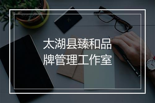 太湖县臻和品牌管理工作室