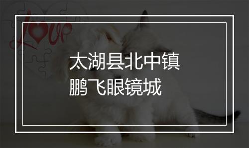 太湖县北中镇鹏飞眼镜城