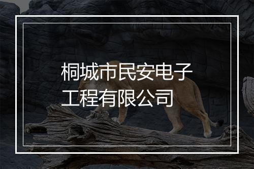 桐城市民安电子工程有限公司