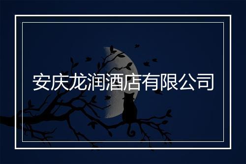 安庆龙润酒店有限公司