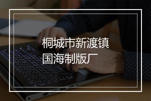 桐城市新渡镇国海制版厂