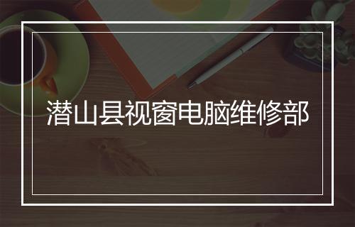 潜山县视窗电脑维修部