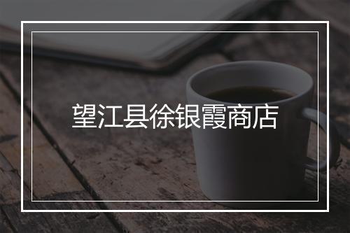 望江县徐银霞商店