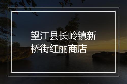 望江县长岭镇新桥街红丽商店