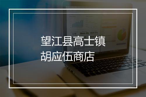 望江县高士镇胡应伍商店
