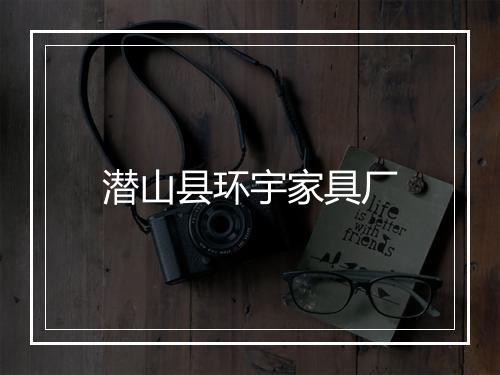 潜山县环宇家具厂