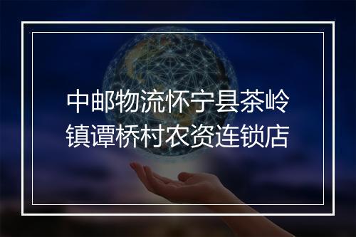 中邮物流怀宁县茶岭镇谭桥村农资连锁店