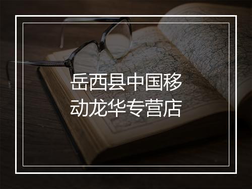 岳西县中国移动龙华专营店
