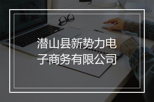 潜山县新势力电子商务有限公司
