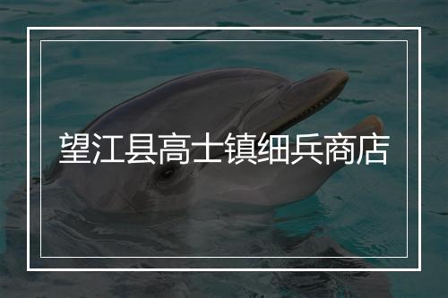 望江县高士镇细兵商店