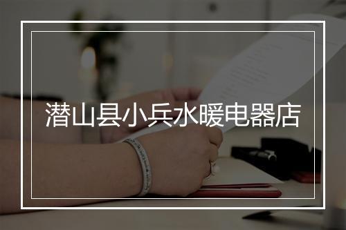 潜山县小兵水暖电器店