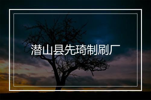 潜山县先琦制刷厂