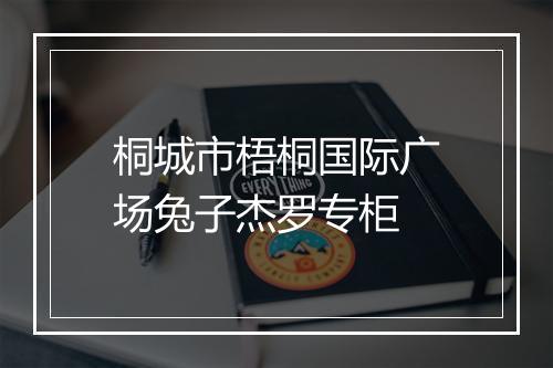 桐城市梧桐国际广场兔子杰罗专柜