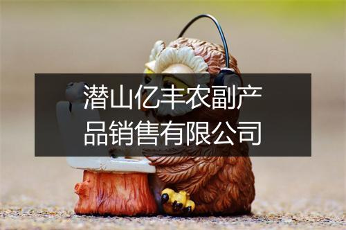 潜山亿丰农副产品销售有限公司