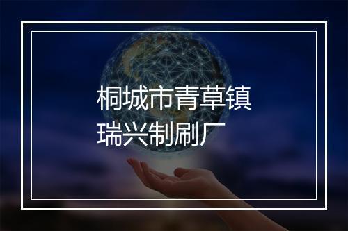 桐城市青草镇瑞兴制刷厂