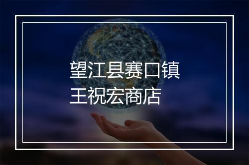 望江县赛口镇王祝宏商店