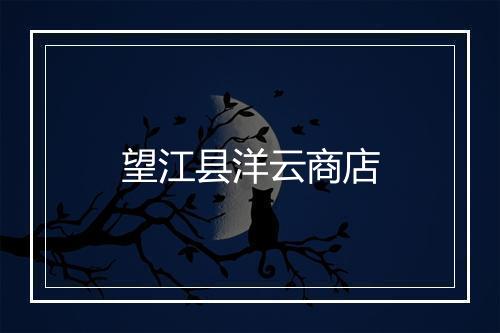 望江县洋云商店