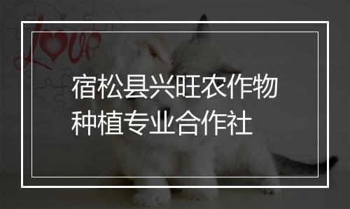 宿松县兴旺农作物种植专业合作社