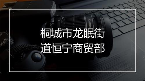 桐城市龙眠街道恒宁商贸部