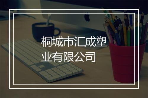 桐城市汇成塑业有限公司