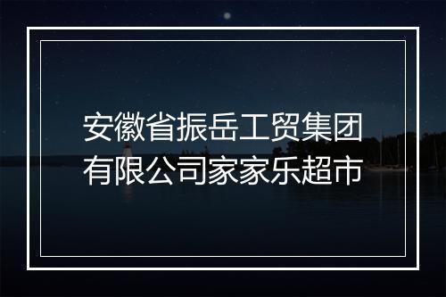 安徽省振岳工贸集团有限公司家家乐超市