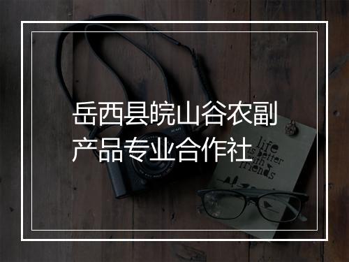 岳西县皖山谷农副产品专业合作社
