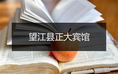 望江县正大宾馆